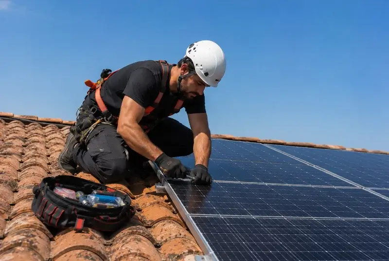 Maintenance et monitoring de panneaux solaires à Roquecourbe-Minervois